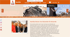 Desktop Screenshot of erlebe-namibia.de